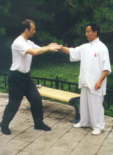 Training mit Großmeister Yao Cheng Rong im Bejing-Park